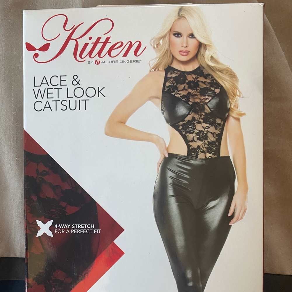 Catsuit Wet Look Jumpsuit
